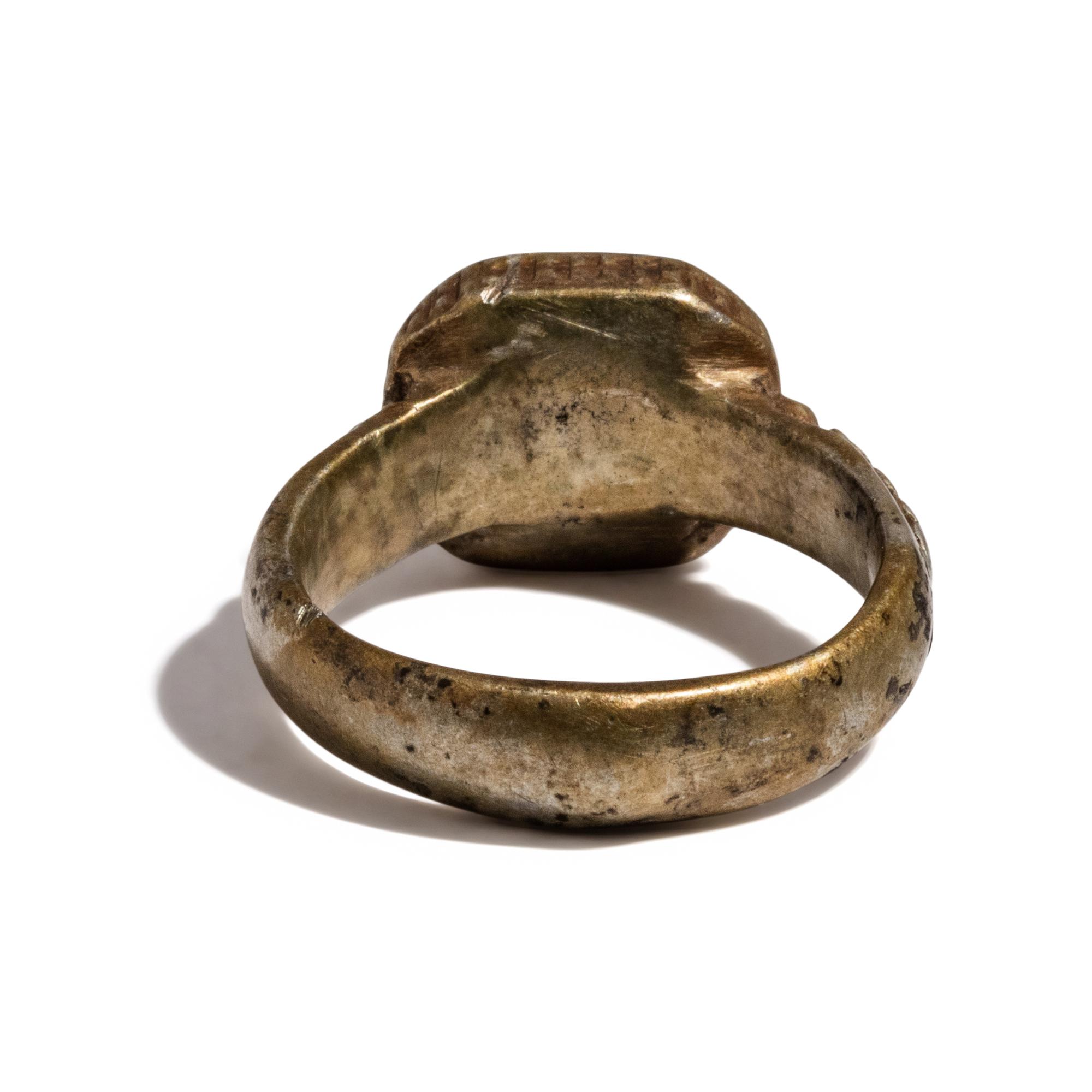 A Byzantine Silver Ring