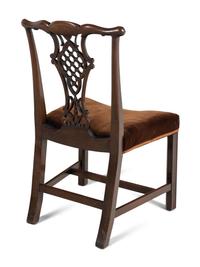 A Set of Four George III Mahogany Dining Chairs