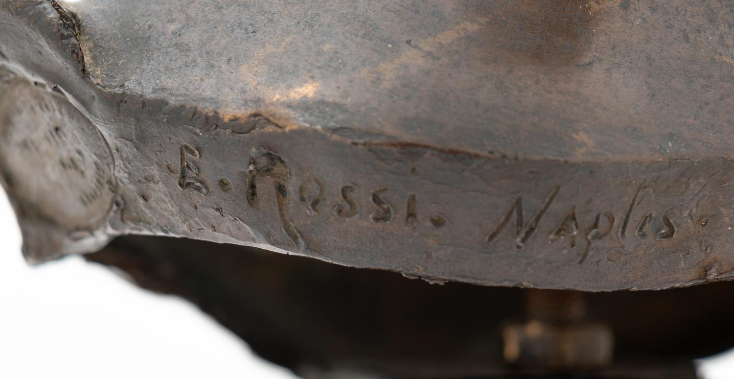 An Italian Bronze Bust of a Girl
