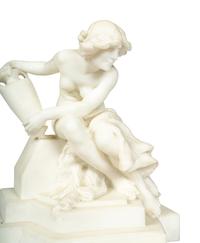 A Continental Carved Marble Figure