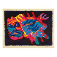 Karel Appel (Dutch, 1921-2006) — Cats (complete portfolio of seventeen lithographs, with title page and portfolio case), 1978