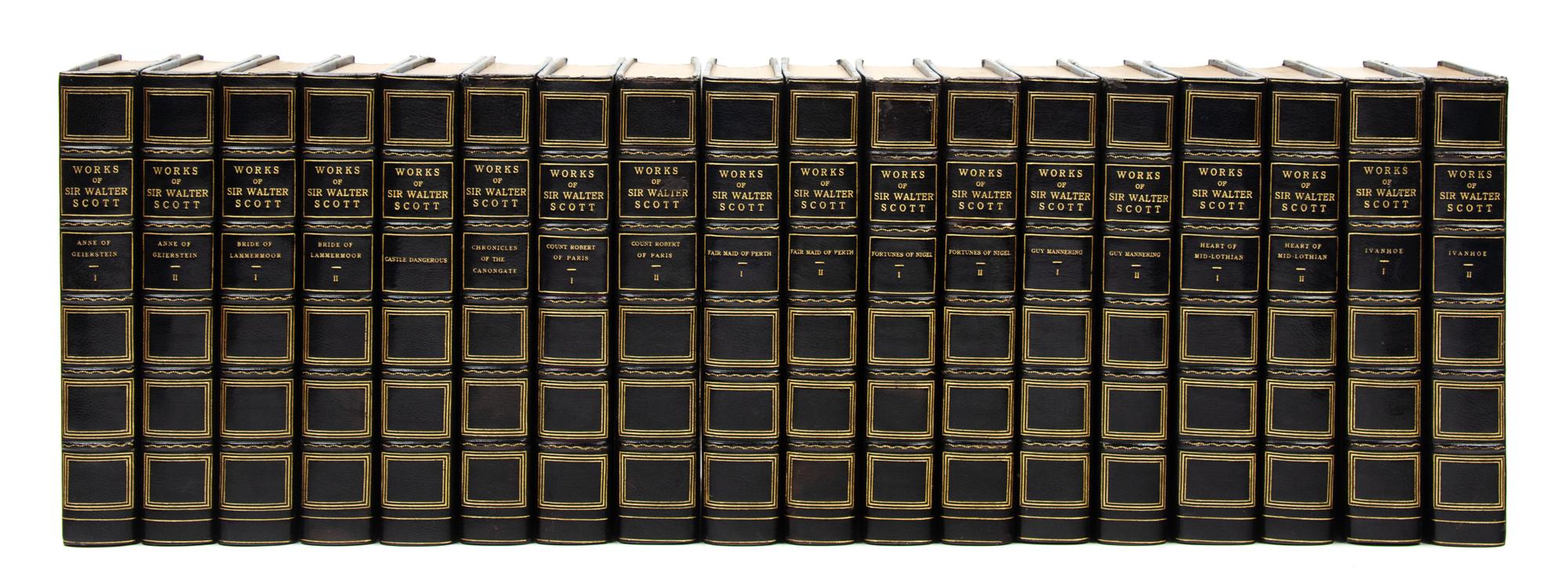 SCOTT, Walter Sir (1771-1832). Works. Boston: Dana Estes & Company, 1900.