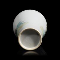 A Chinese Famille Rose Porcelain Meiping Vase 粉彩高士圖梅瓶