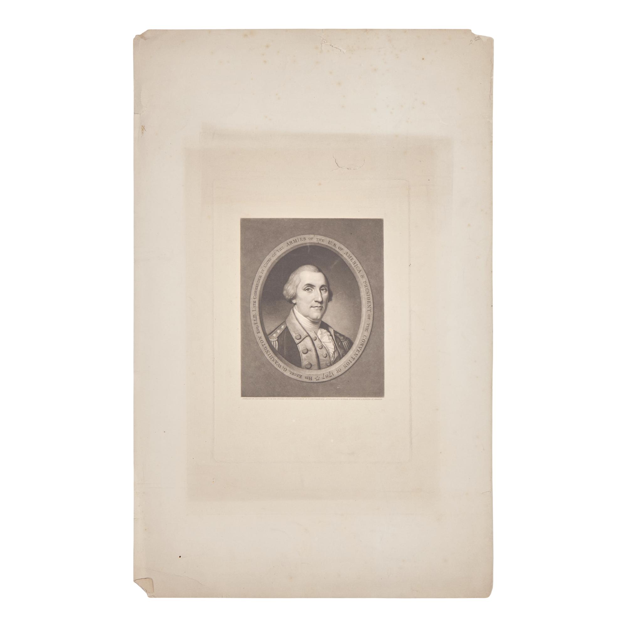 [Presidential] [Washington, George] Sartain, William, et al. Group of 5 engravings of George Washington