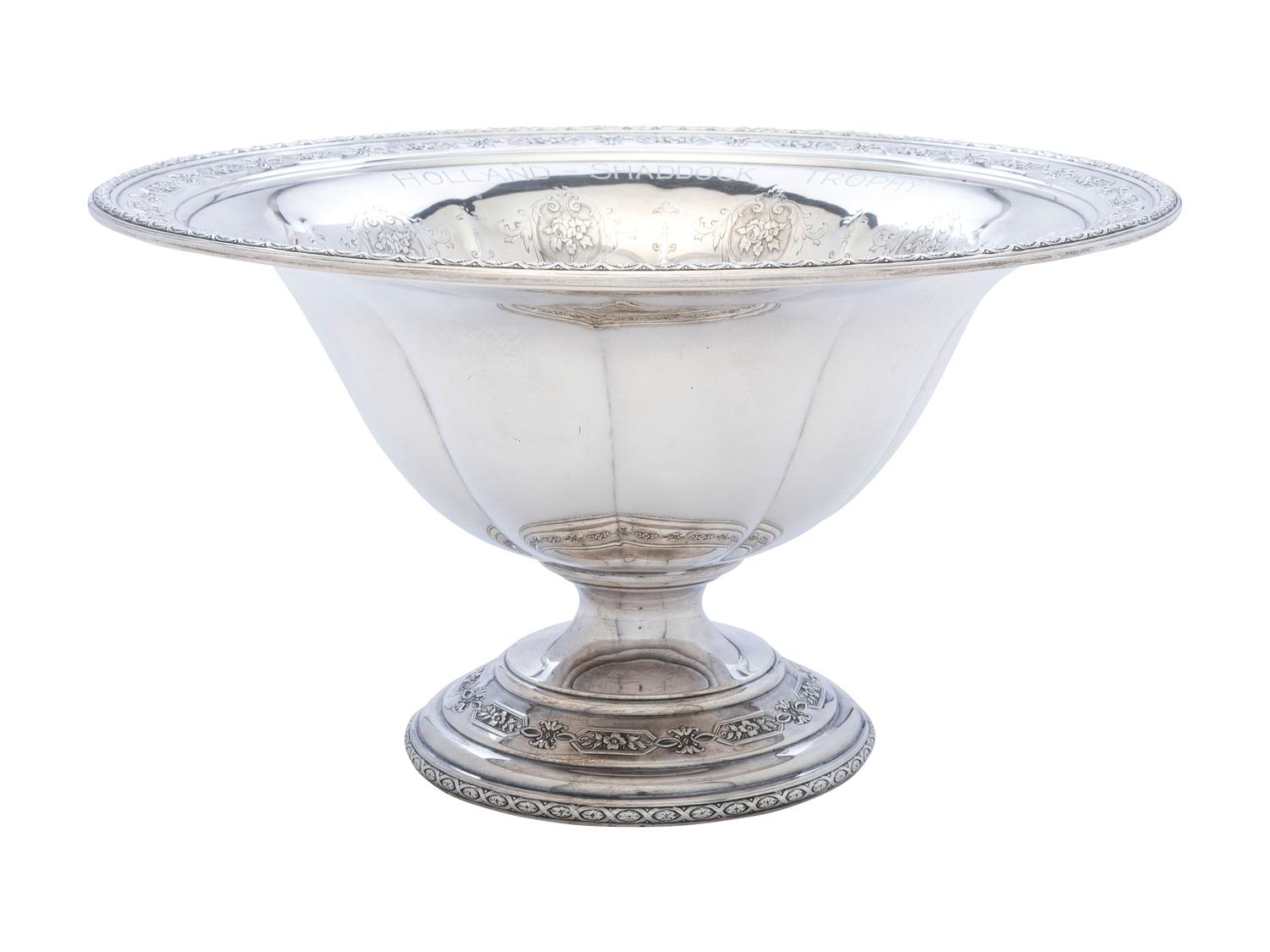 An American Silver Trophy Compote