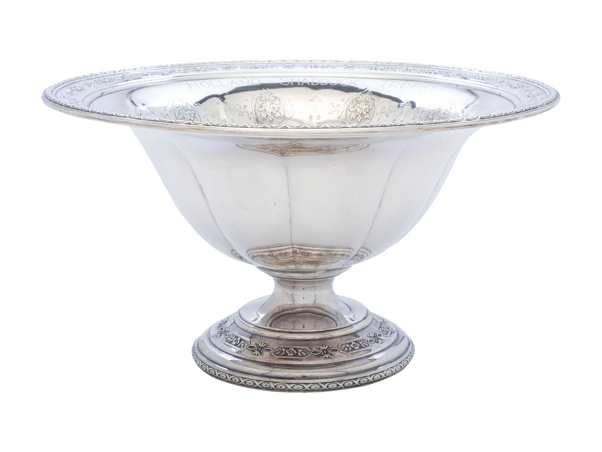 An American Silver Trophy Compote