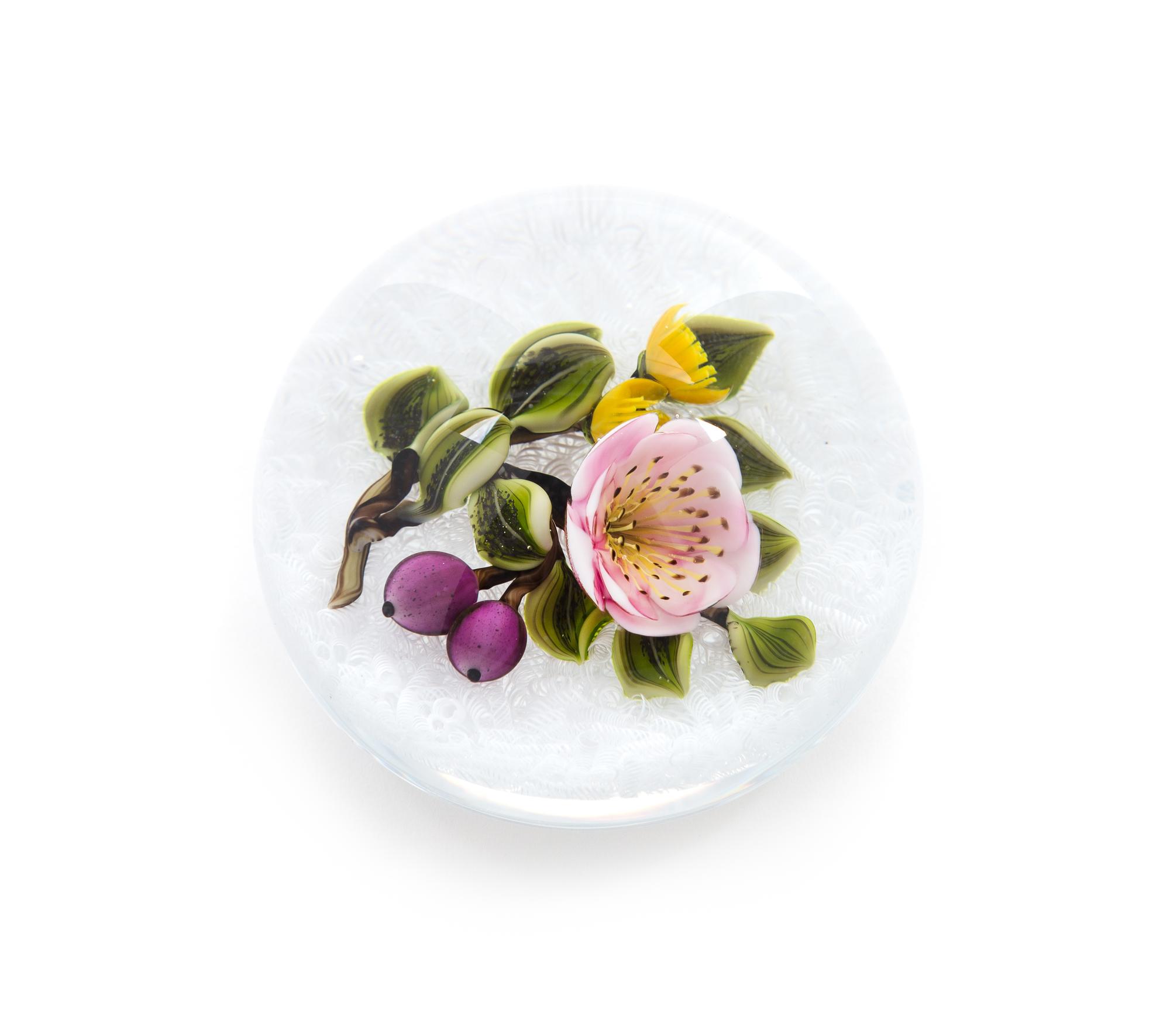 Jon Trabucco, (American), a mini bouquet paperweight