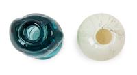 Two Paperweight Vases