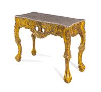 A Continental Painted Console Table