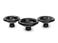 A Group of Three Seguso Vetri d'Arte Murano Glass Centerpiece Bowls
