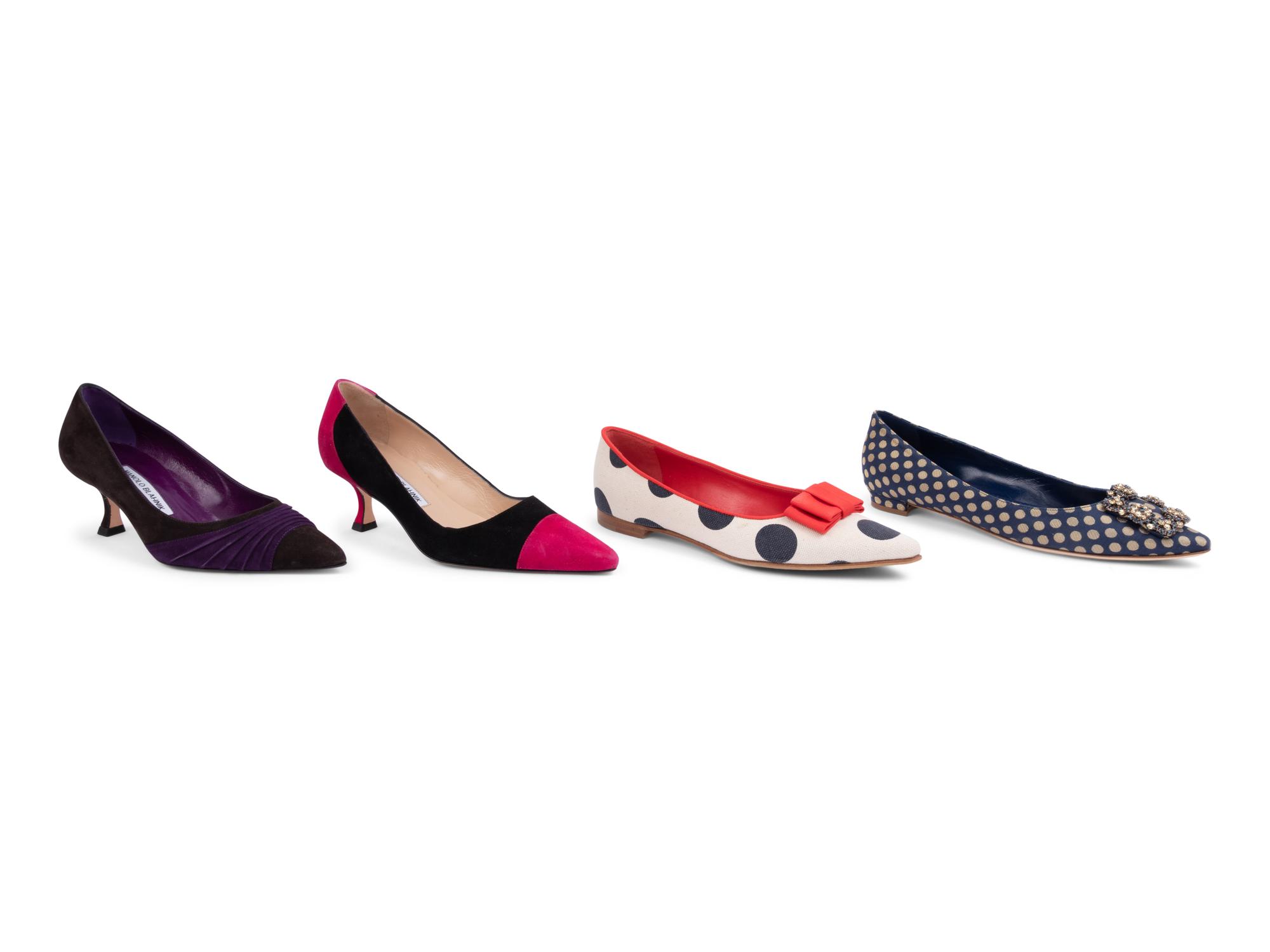 Eight Pairs of Unworn Manolo Blahnik Shoes