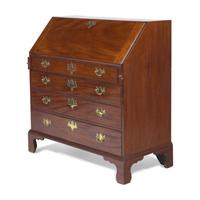A Chippendale Mahogany Slant-Front Desk