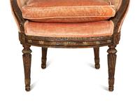 A Pair of Régence Style Carved and Parcel Gilt Bergères — 19th/20th Century