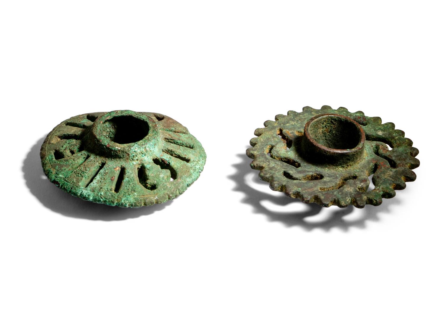 Two Near Eastern Bronze Roundels
