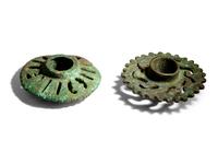 Two Near Eastern Bronze Roundels