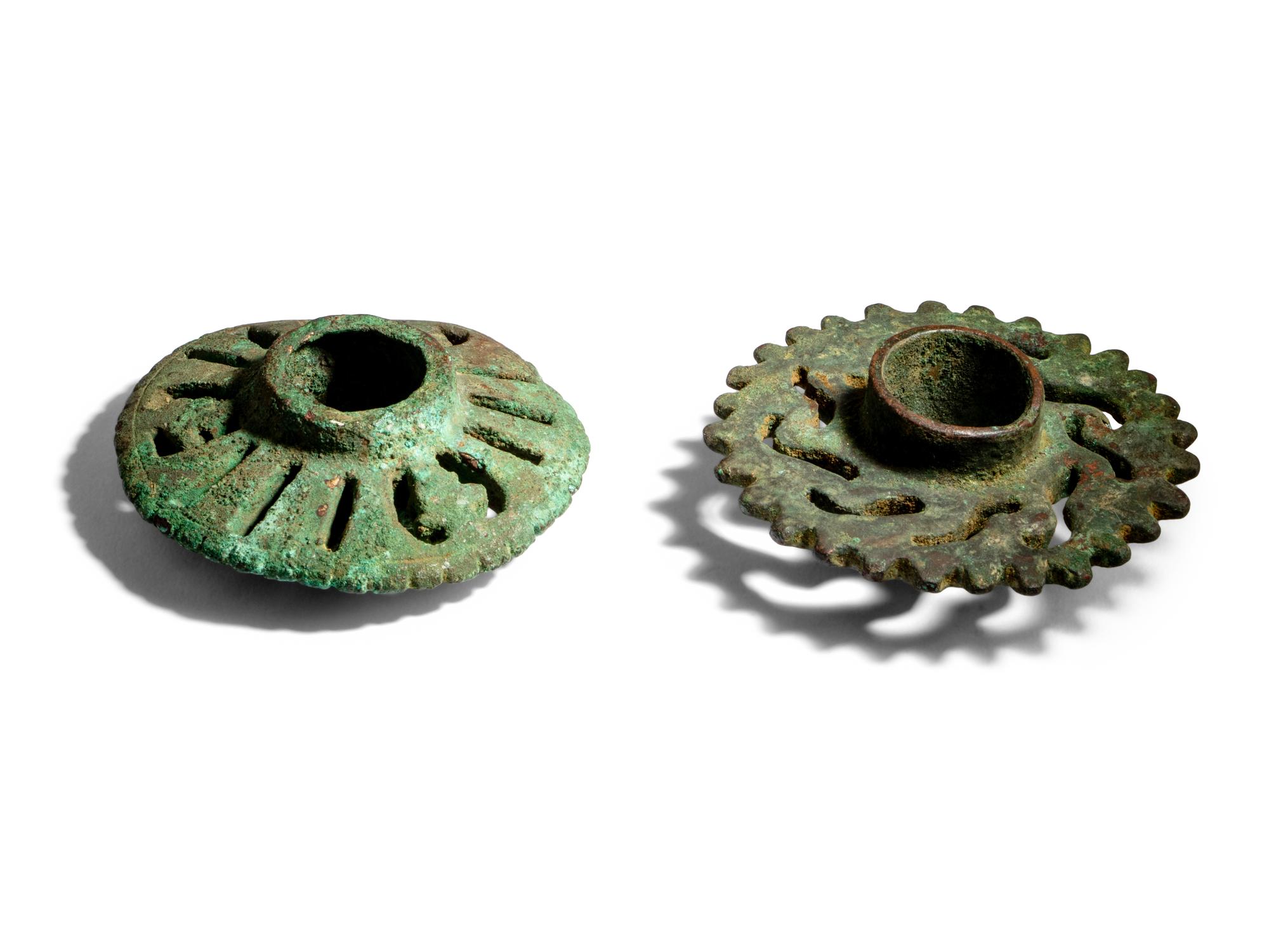 Two Near Eastern Bronze Roundels