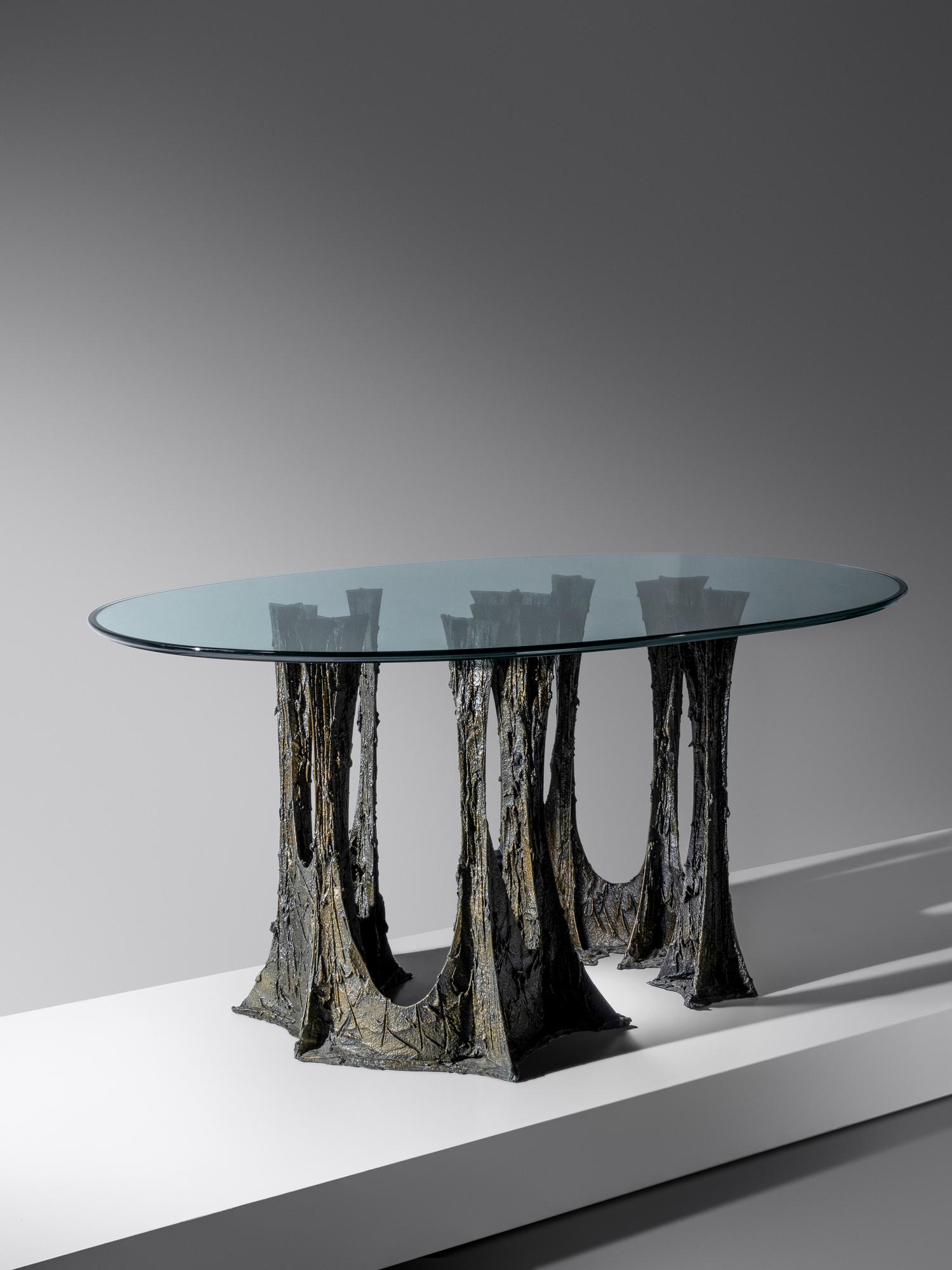 'Stalagmite' Dining Table Paul Evans Studio for Directional, USA