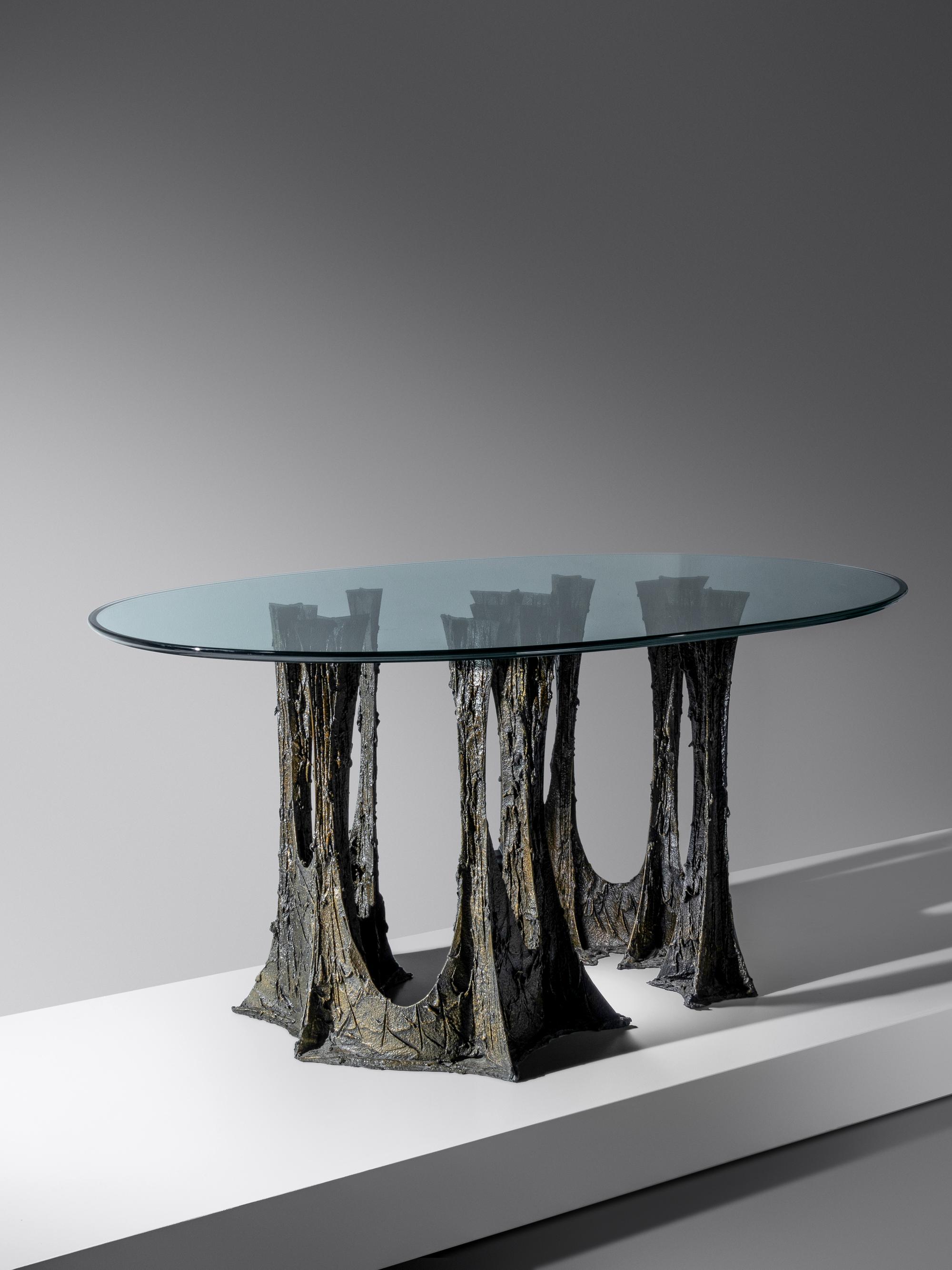 'Stalagmite' Dining Table Paul Evans Studio for Directional, USA
