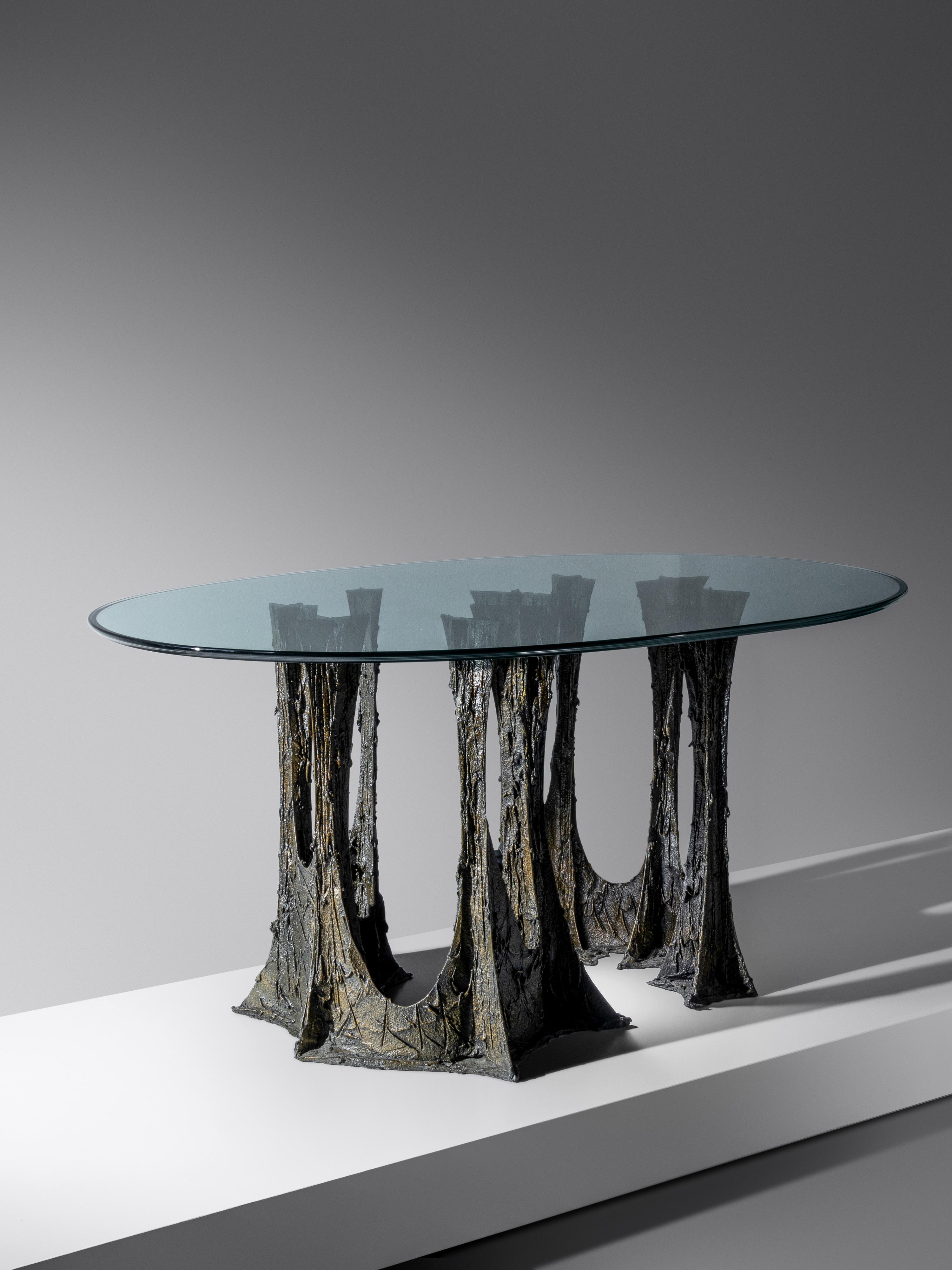 'Stalagmite' Dining Table Paul Evans Studio for Directional, USA
