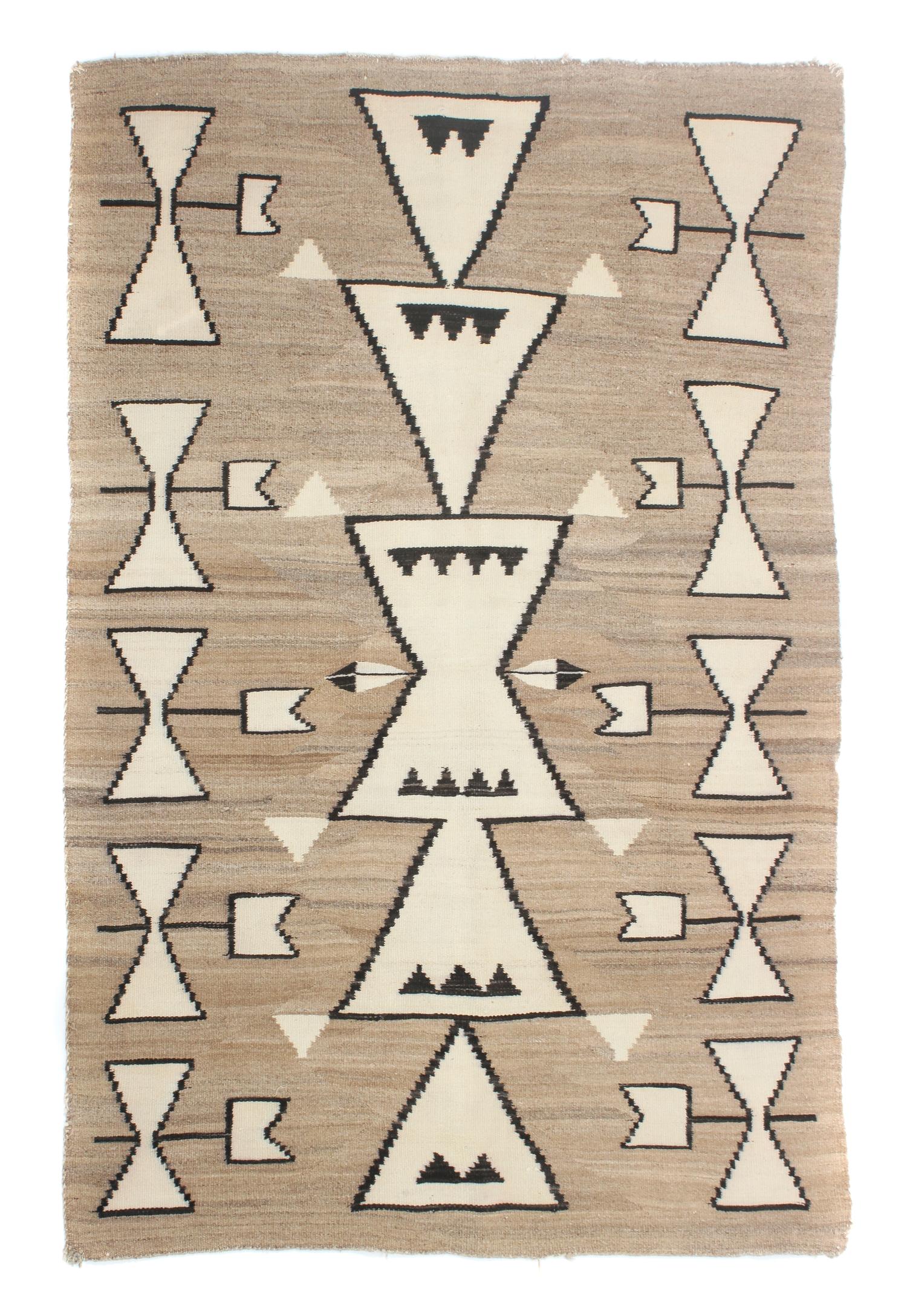 A Navajo Borderless Crystal 43 x 60 inches.