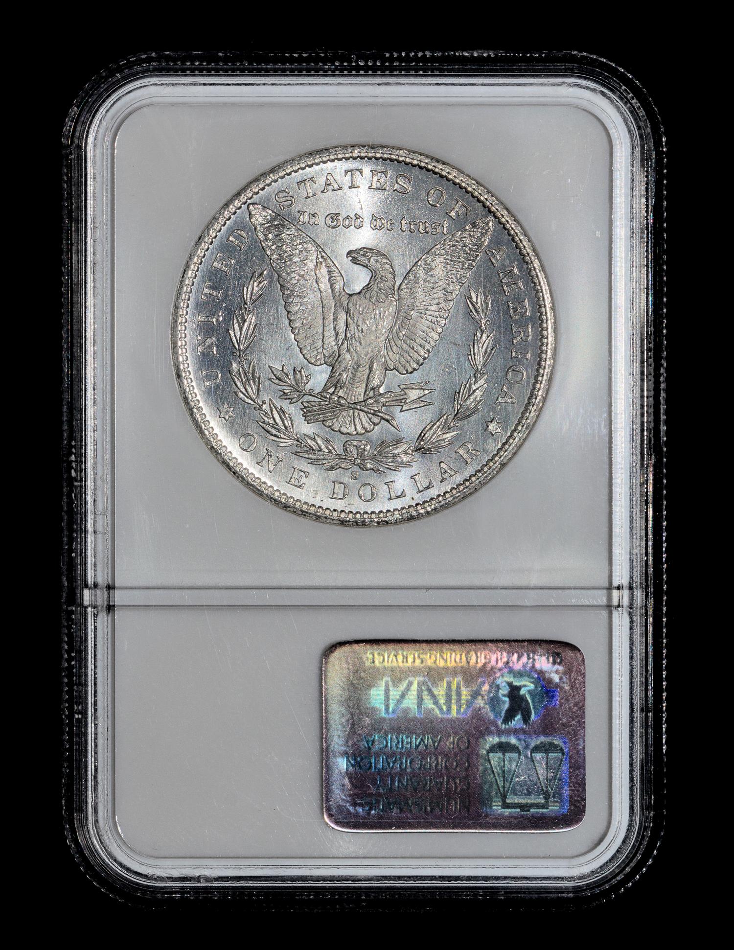A United States 1880-S Morgan Silver $1 Coin — NGC graded MS66