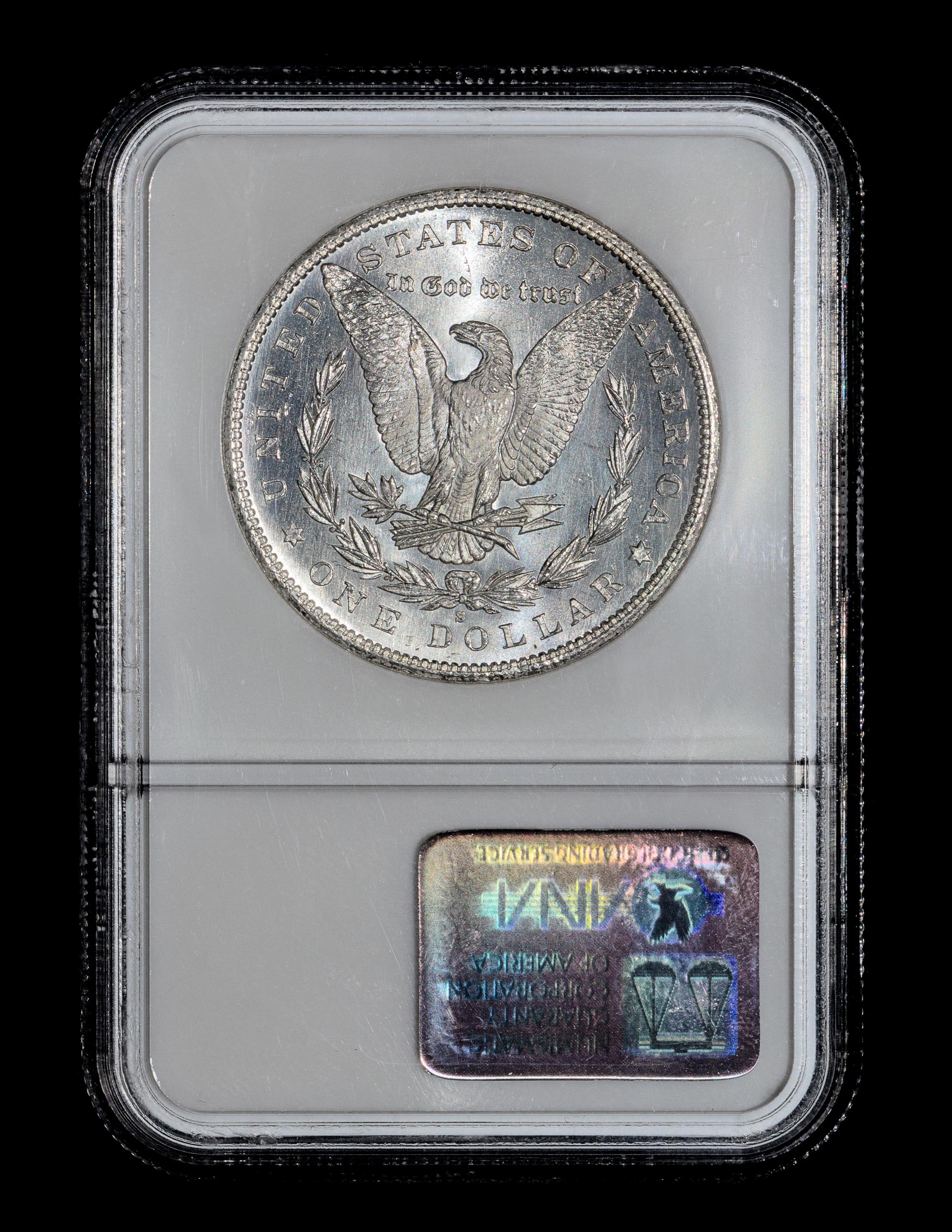 A United States 1880-S Morgan Silver $1 Coin — NGC graded MS66