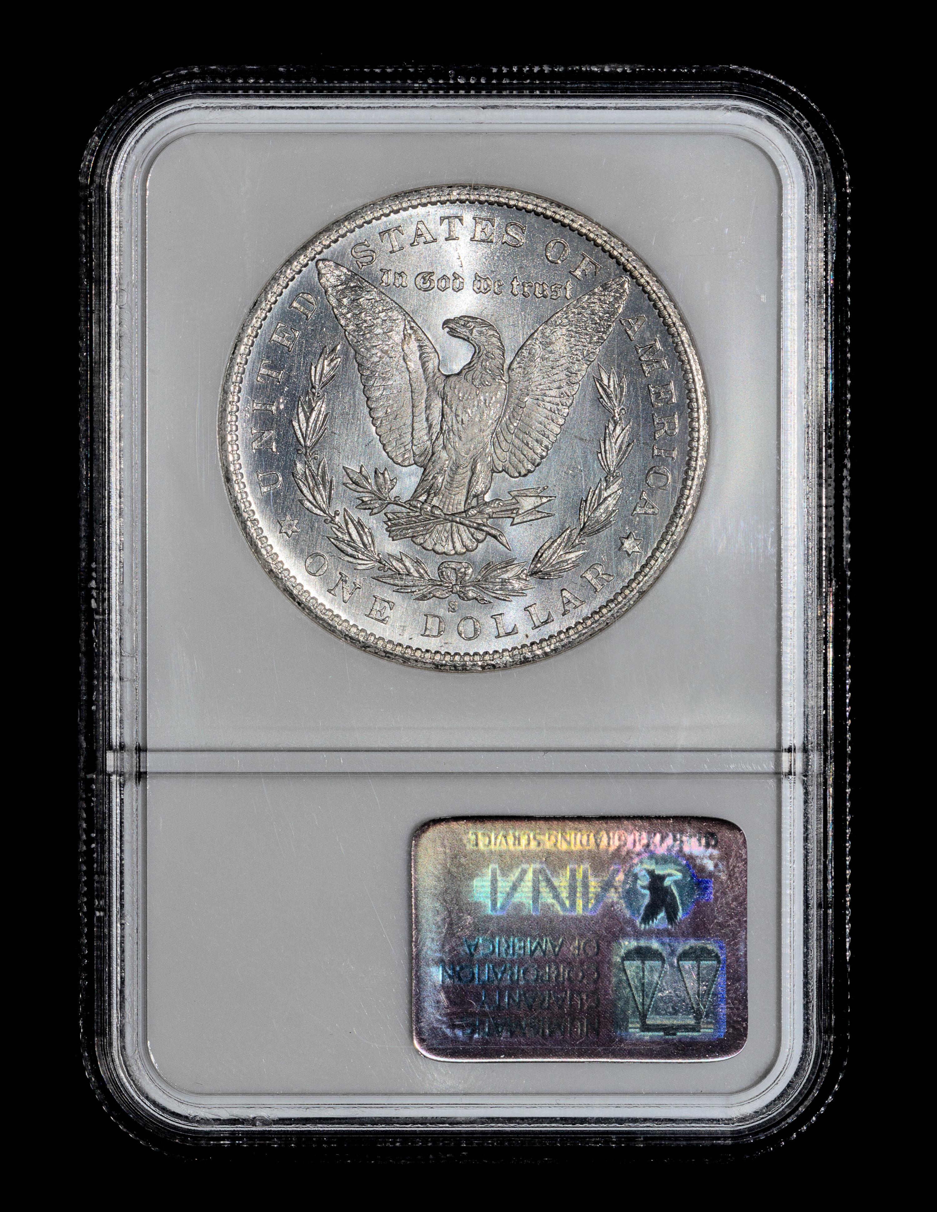 A United States 1880-S Morgan Silver $1 Coin — NGC graded MS66