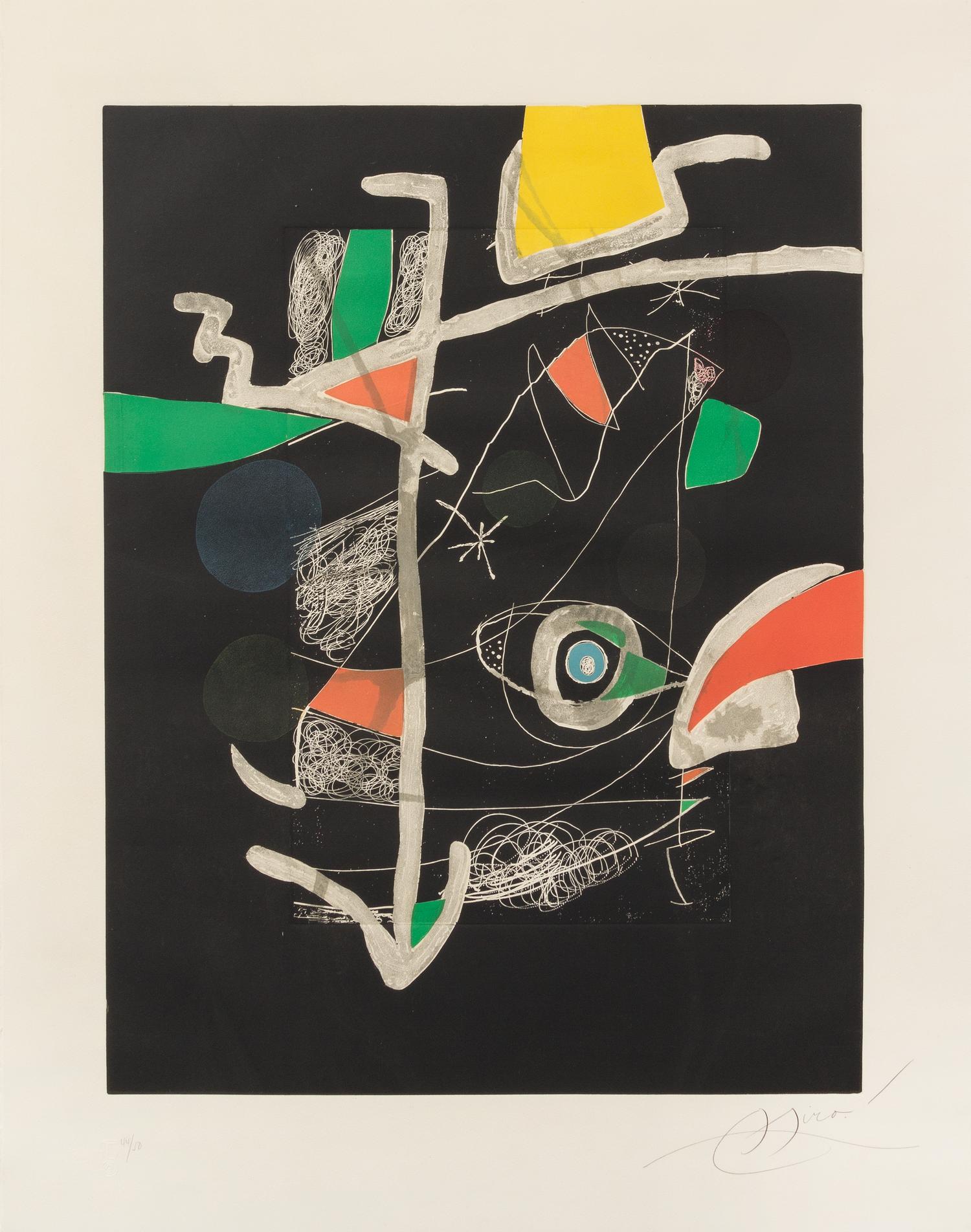 Joan Miro, (Spanish, 1893-1983), Libre Del Sis Sentis, 1981