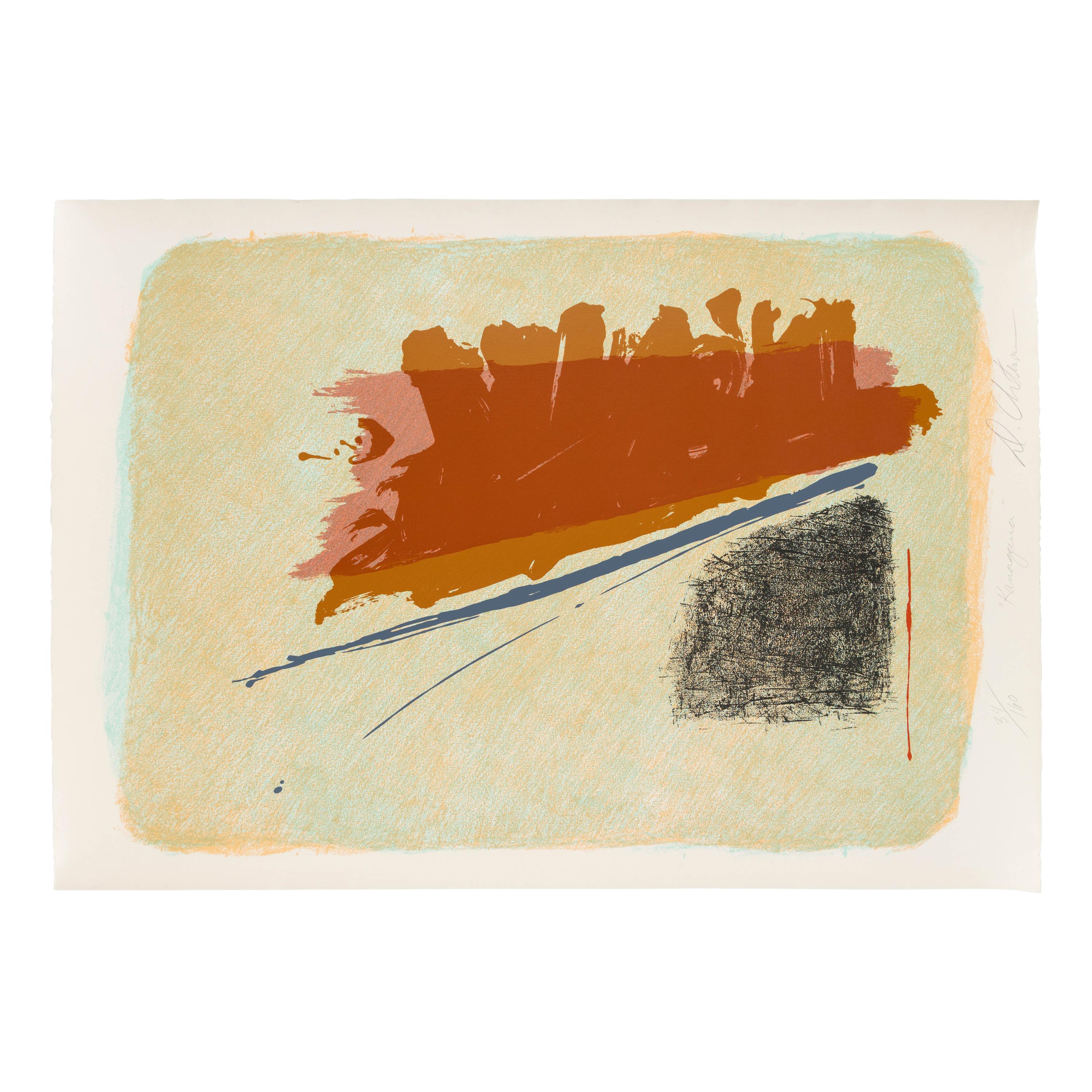 Dan Christensen (American, 1942-2007) — Kanagana, Kansas City, MicMac II, and Veeda (four works)