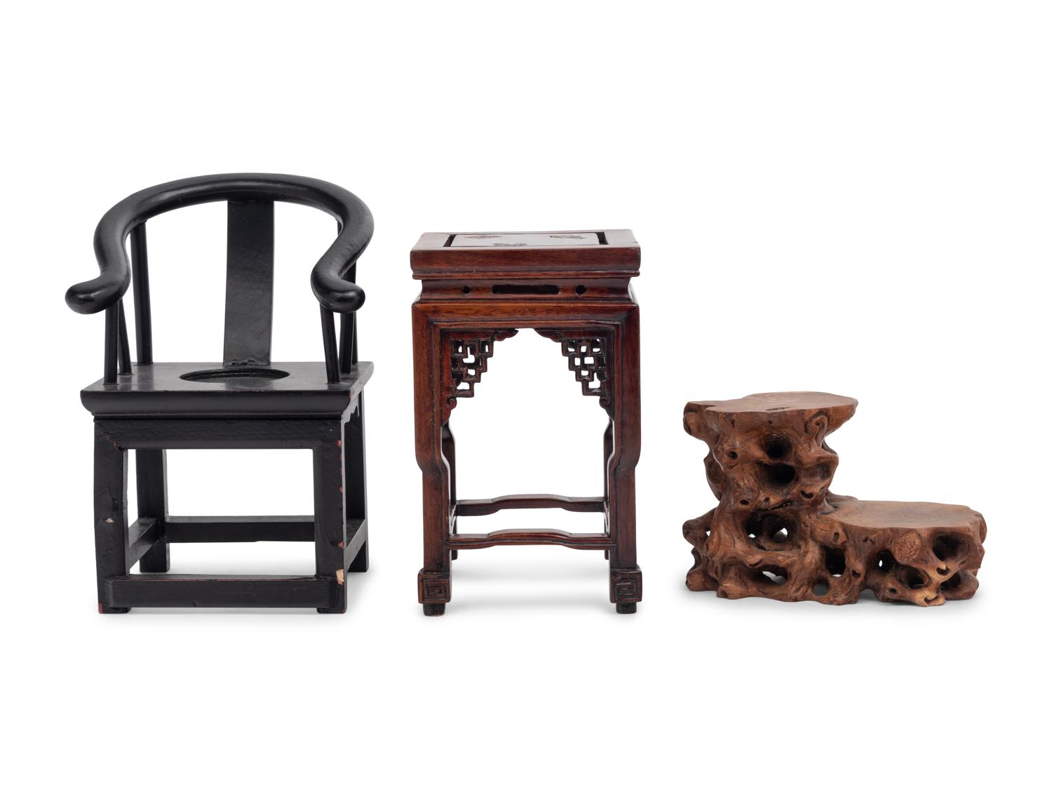 Three Chinese Hardwood Stands