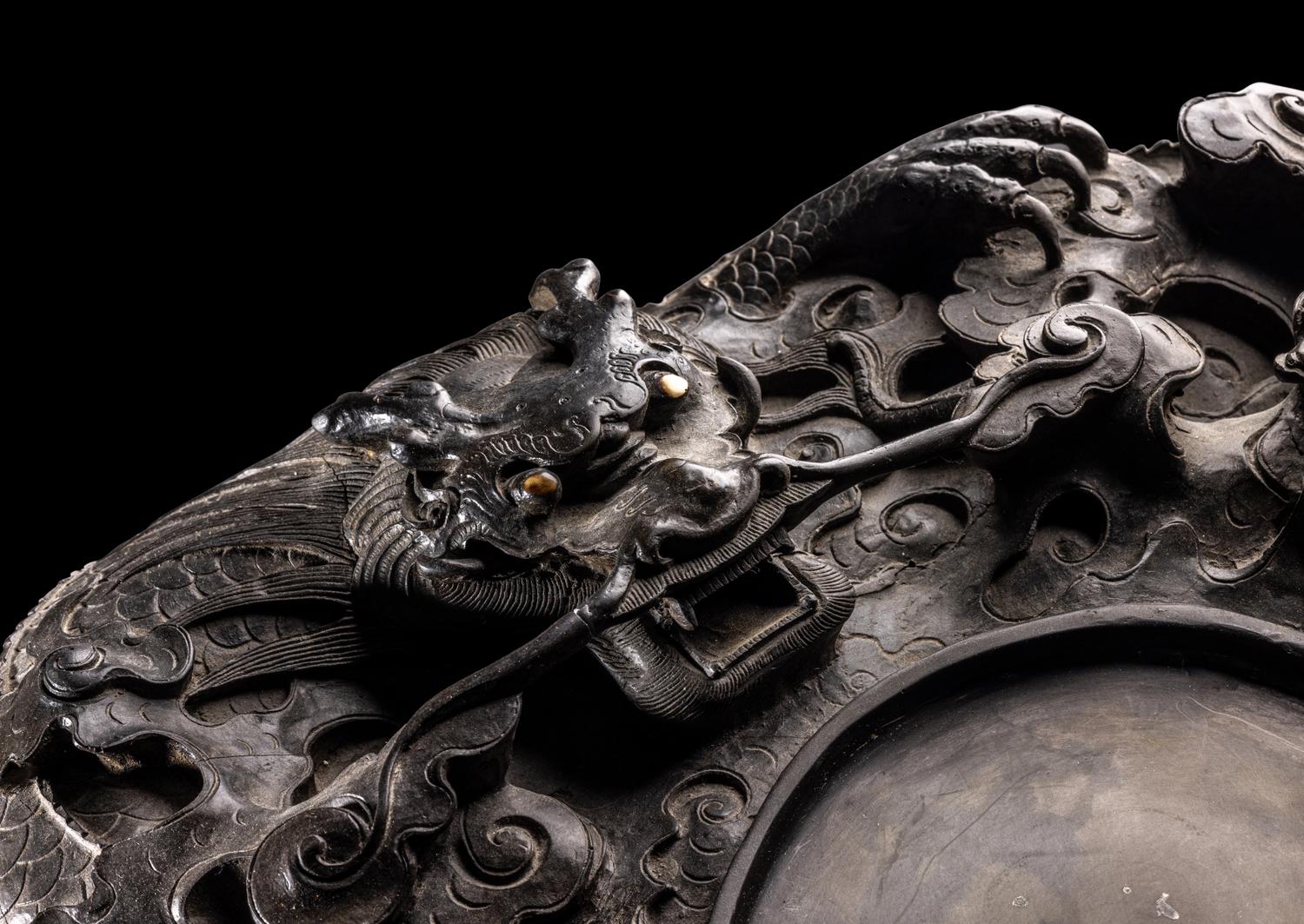 A Chinese Duan 'Dragon' Inkstone