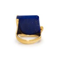 TIFFANY & CO., ELSA PERETTI, LAPIS LAZULI AND YELLOW GOLD 'SPLASH' RING