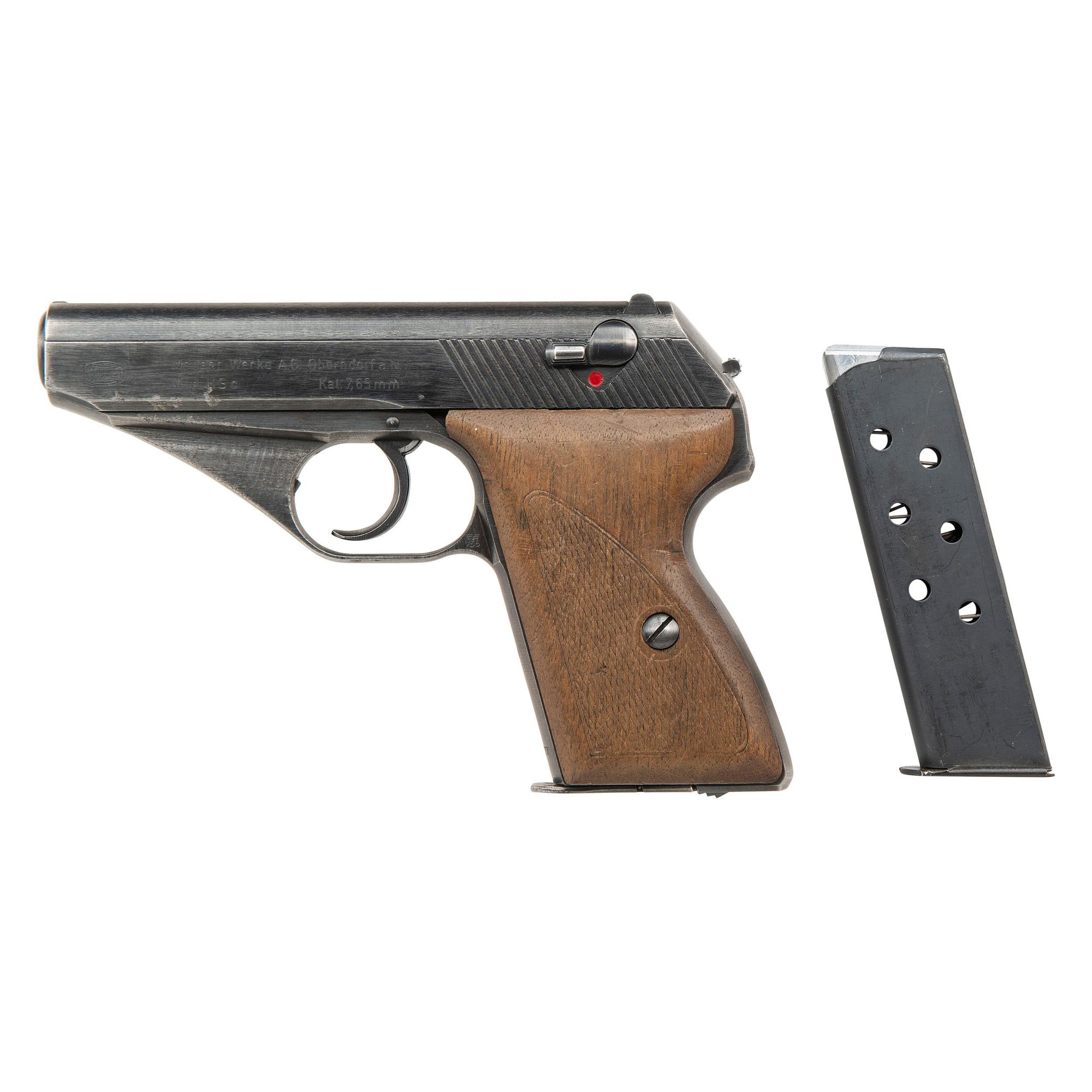 **Waffenamt Marked Mauser HSc with Two Magazines
