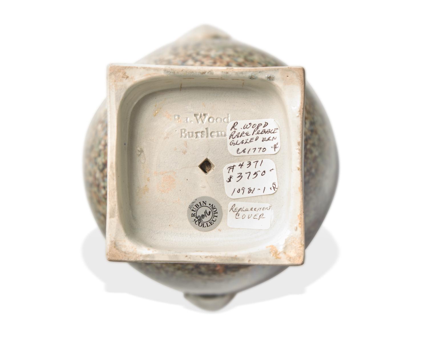 A Ralph Wood Porcelain Covered Urn