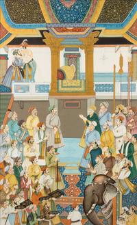 A Large Indian Painting