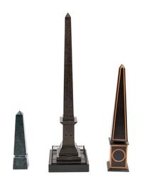 A Group of Three Obelisks