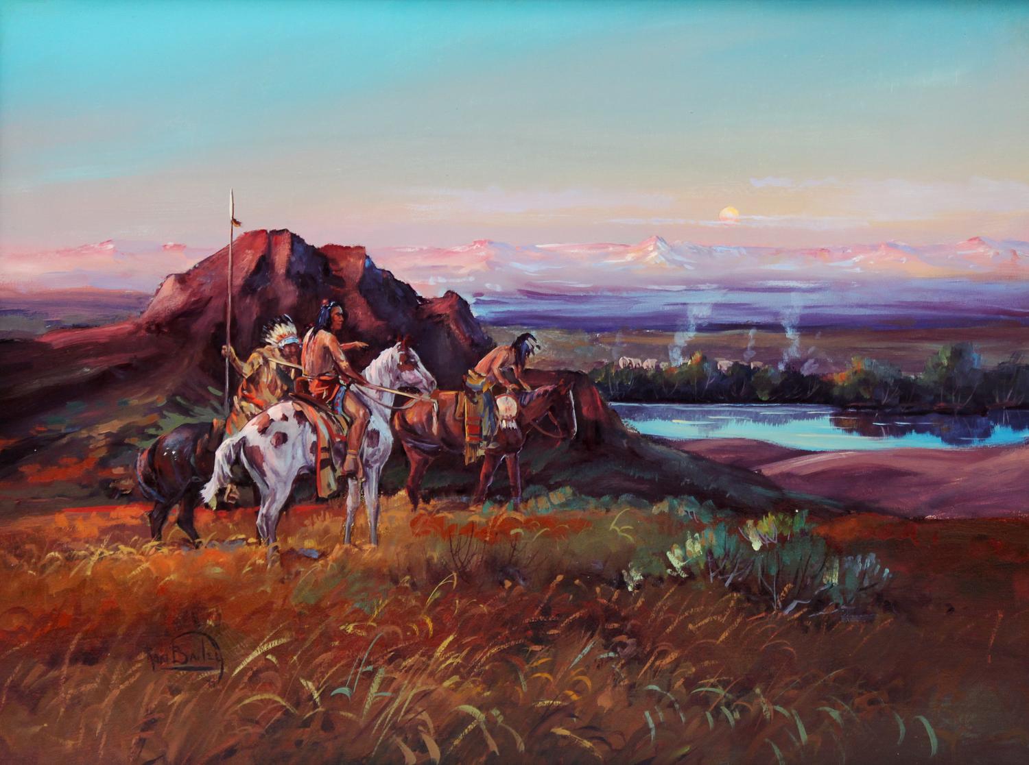 Ron Bailey 14 x 18 inches — (American, 1943-1984)