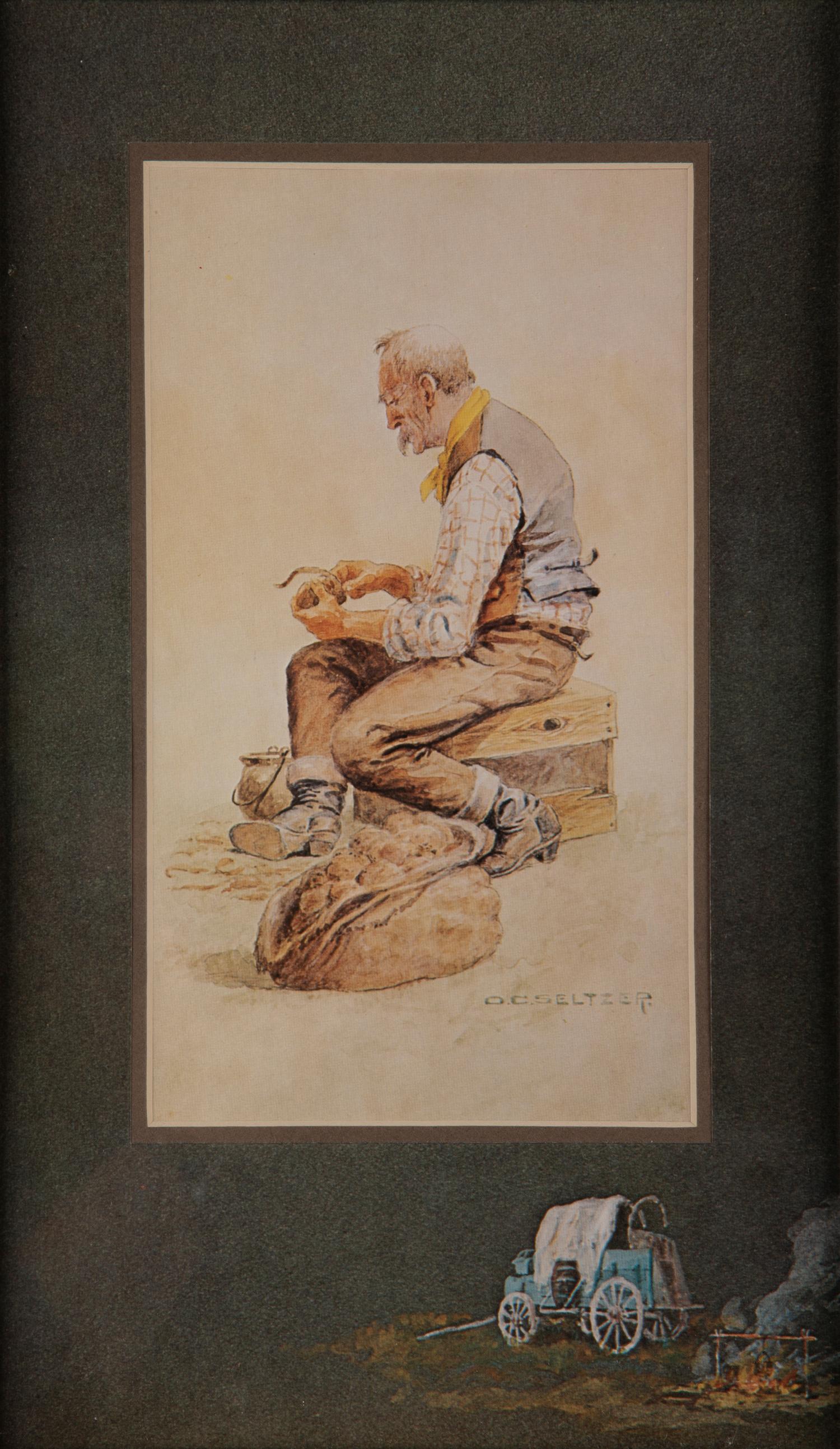 Four Prints from the Western Character's Series, between 1927 and 1932