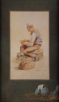 Four Prints from the Western Character's Series, between 1927 and 1932