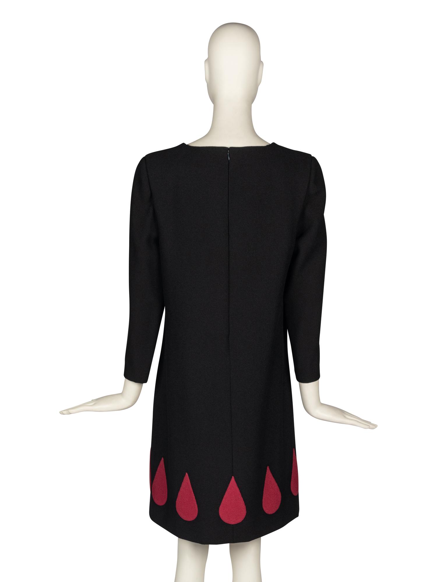 Pierre Cardin Haute Couture Teardrop Dress
