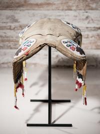 Northern Plains Beaded Buffalo Hide Pictorial Pad Saddle
