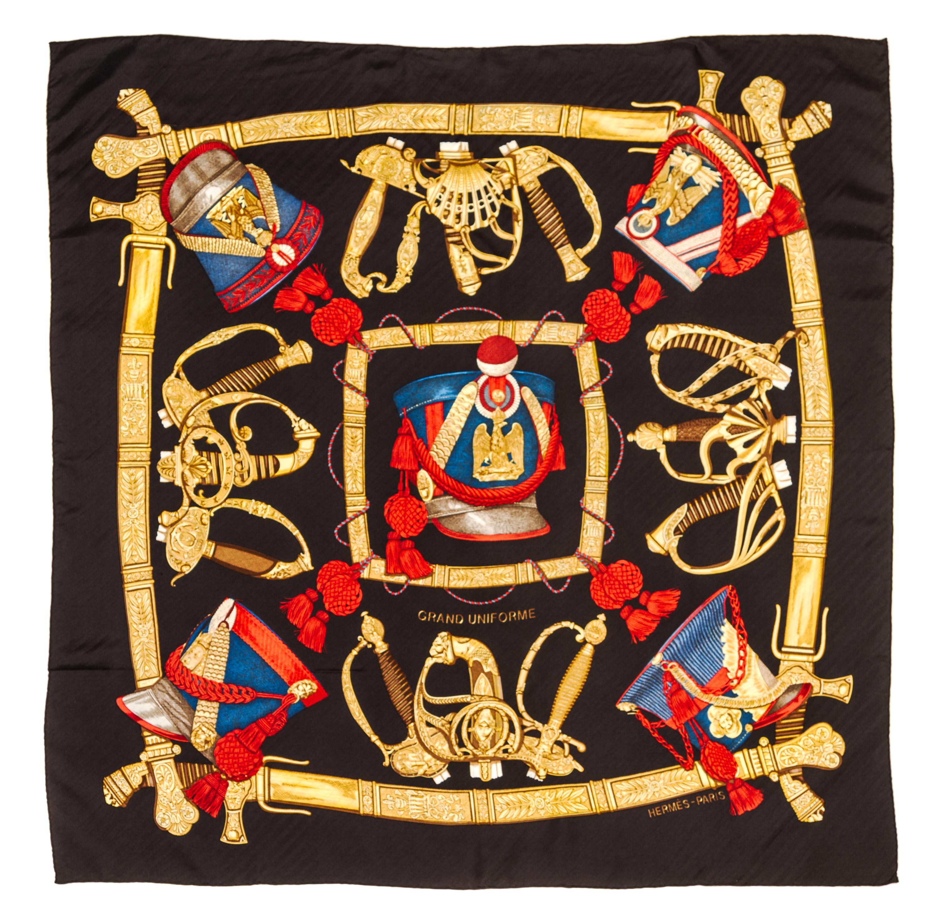 An Hermes Silk Scarf, 35 x 35 inches.