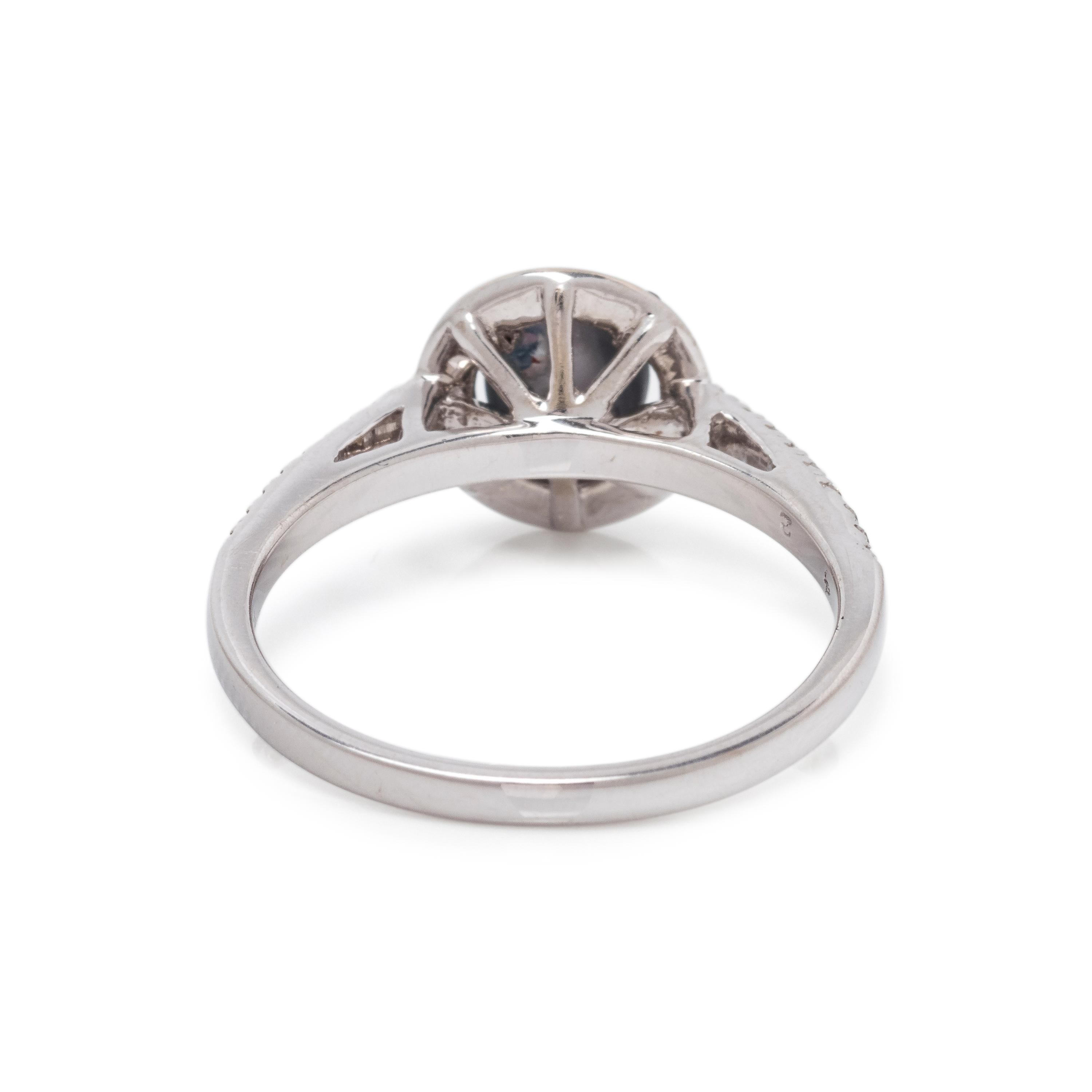 CAT'S EYE ALEXANDRITE AND DIAMOND RING