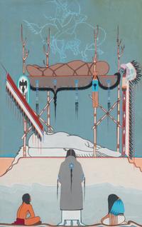 untitled, scaffold burial