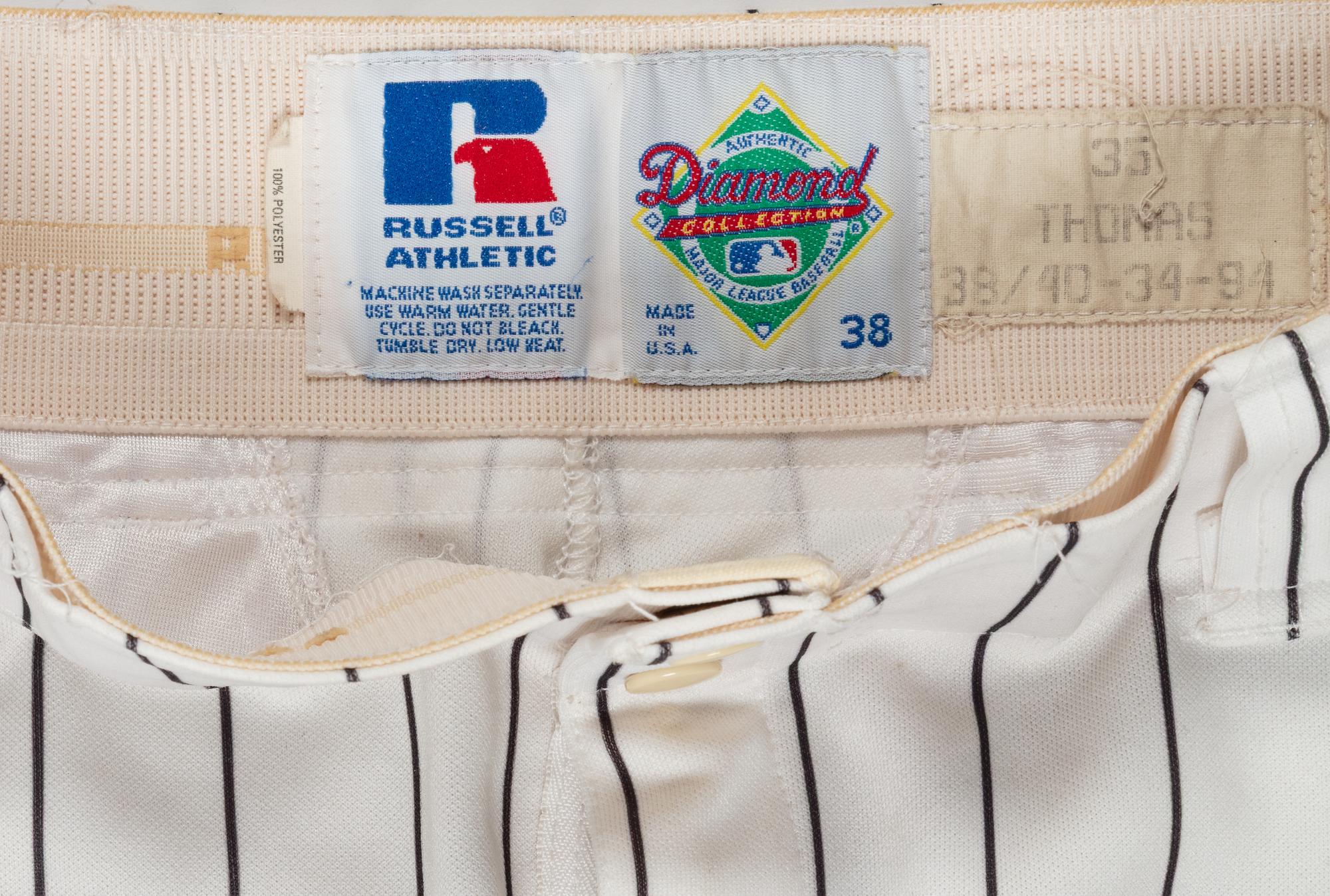 A Frank Thomas Signed Autograph Collection Featuring Chicago White Sox Full Uniform and Reebok Cleats