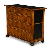 A Faux Bamboo Chest of Drawers by Baker-Milling Road