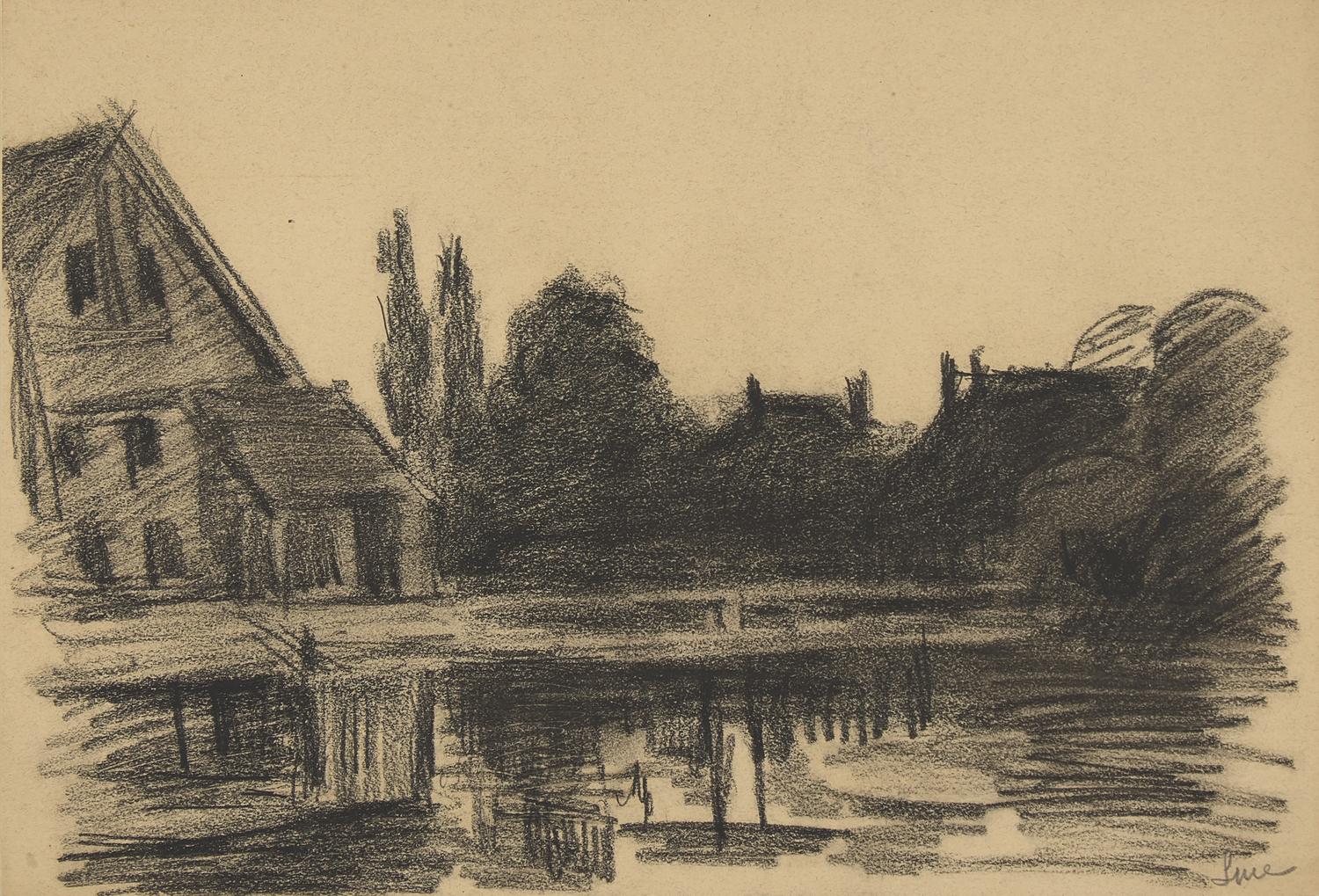 Maximilien Luce (French, 1858-1941) — Nu aux Bras Levés; Together with a Companion (Two Works)