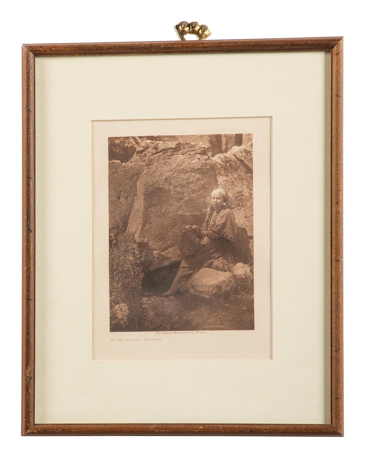 CURTIS, Edward S. Curtis. 9 volume photogravures of Native American subjects.