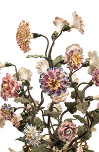 A Pair of Gilt Bronze Mounted Cloisonné and Porcelain Vases