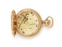 A Gold Filled Hunter Case Pocket Watch, Mignon, 27.20 dwts.